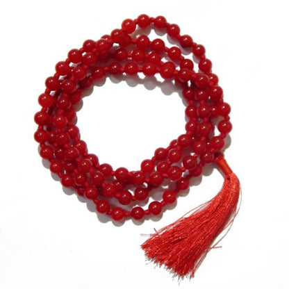 Red Coral Mala 4-5MM