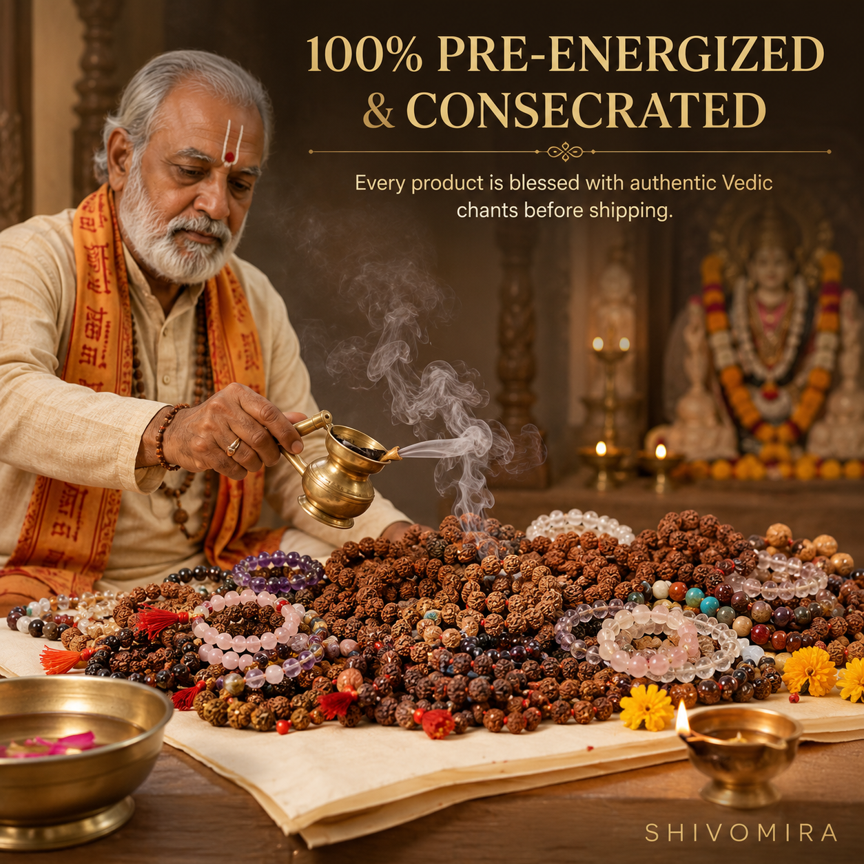 Black Rudraksha Mala 8MM | 27+1 & 108+1 Variants | Lab Certified